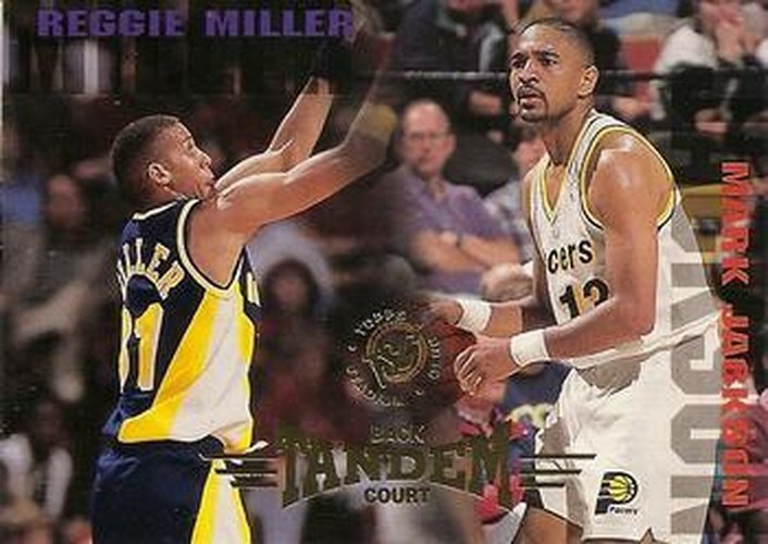 #328 Reggie Miller / Mark Jackson - Indiana Pacers - 1994-95 Stadium Club Basketball