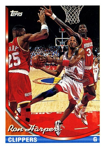 #328 Ron Harper - Los Angeles Clippers - 1993-94 Topps Basketball