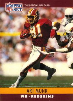 #328 Art Monk - Washington Redskins - 1990 Pro Set Football