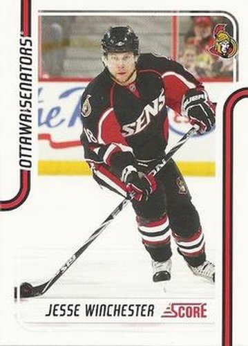 #328 Jesse Winchester - Ottawa Senators - 2011-12 Score Hockey