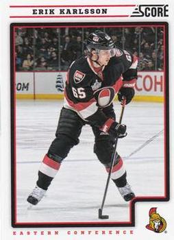 #328 Erik Karlsson - Ottawa Senators - 2012-13 Score Hockey