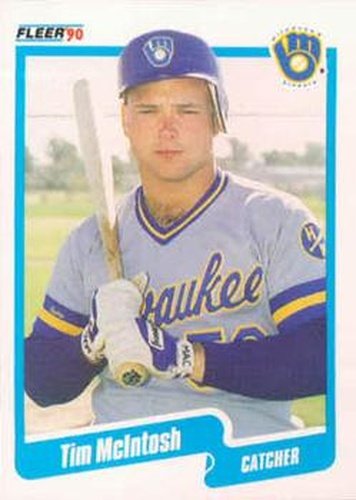 #329 Tim McIntosh - Milwaukee Brewers - 1990 Fleer USA Baseball
