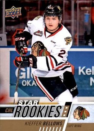 #329 Kieffer Bellows - Portland Winterhawks - 2017-18 Upper Deck CHL Hockey