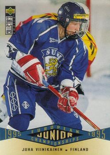 #329 Juha Viinikainen - Finland - 1995-96 Collector's Choice Hockey