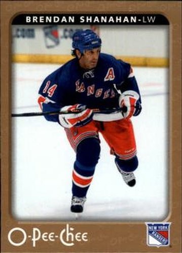 #329 Brendan Shanahan - New York Rangers - 2006-07 O-Pee-Chee Hockey