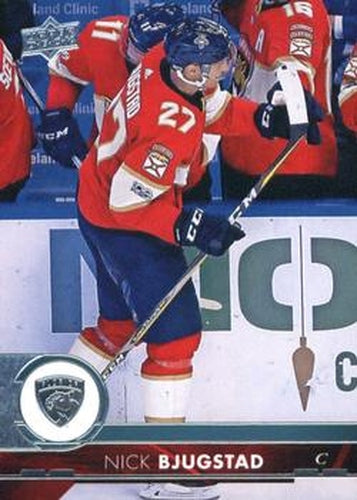 #329 Nick Bjugstad - Florida Panthers - 2017-18 Upper Deck Hockey