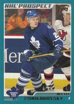 #329 Alexei Ponikarovsky - Toronto Maple Leafs - 2003-04 Topps Hockey