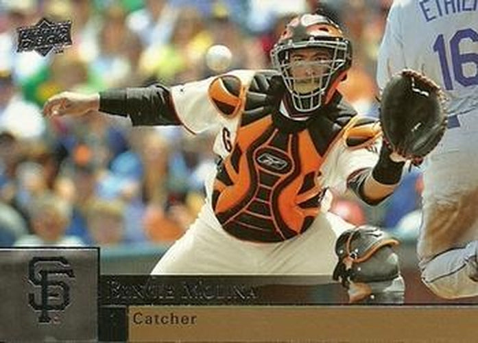 #329 Bengie Molina - San Francisco Giants - 2009 Upper Deck Baseball