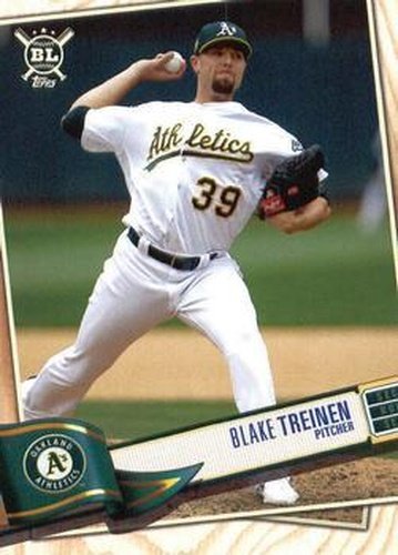 #329 Blake Treinen - Oakland Athletics - 2019 Topps Big League Baseball