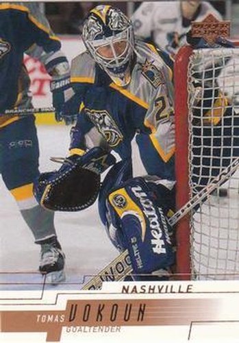 #329 Tomas Vokoun - Nashville Predators - 2000-01 Upper Deck Hockey
