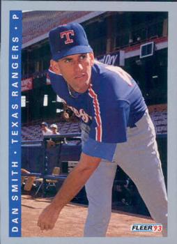 #329 Dan Smith - Texas Rangers - 1993 Fleer Baseball