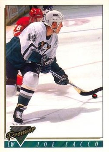 #329 Joe Sacco - Anaheim Mighty Ducks - 1993-94 O-Pee-Chee Premier Hockey