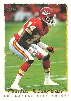 #329 Dale Carter - Kansas City Chiefs - 1995 Topps Football