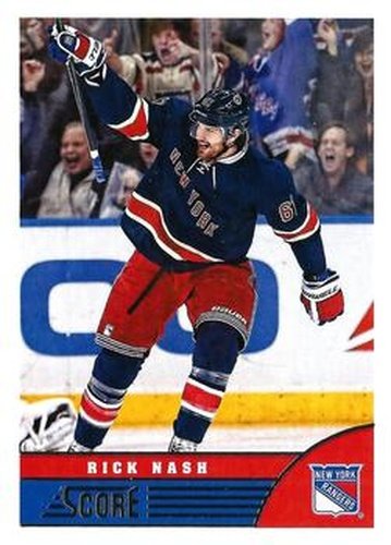 #329 Rick Nash - New York Rangers - 2013-14 Score Hockey