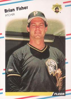 #329 Brian Fisher - Pittsburgh Pirates - 1988 Fleer Baseball