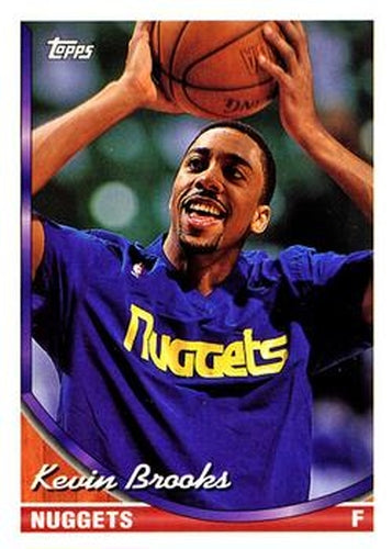 #32 Kevin Brooks - Denver Nuggets - 1993-94 Topps Basketball