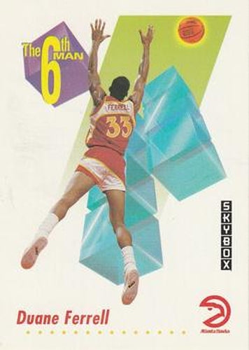 #432 Duane Ferrell - Atlanta Hawks - 1991-92 SkyBox Basketball