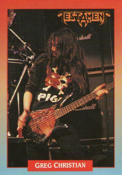 #32 Greg Christian - 1991 Brockum Rock Cards