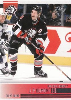 #32 J.P. Dumont - Buffalo Sabres - 2004-05 Pacific Hockey