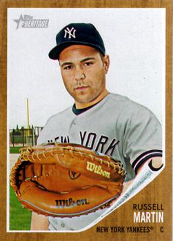 #32 Russell Martin - New York Yankees - 2011 Topps Heritage Baseball