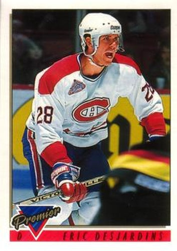 #32 Eric Desjardins - Montreal Canadiens - 1993-94 O-Pee-Chee Premier Hockey