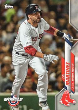 #32 J.D. Martinez - Boston Red Sox - 2020 Topps Opening Day Baseball