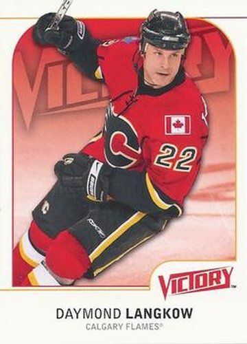 #32 Daymond Langkow - Calgary Flames - 2009-10 Upper Deck Victory Hockey
