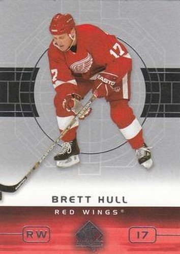 #32 Brett Hull - Detroit Red Wings - 2002-03 SP Authentic Hockey