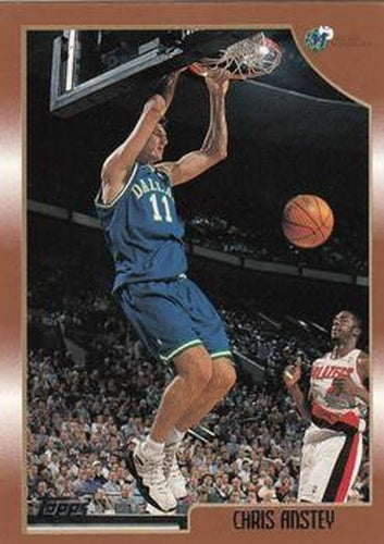 #32 Chris Anstey - Dallas Mavericks - 1998-99 Topps Basketball