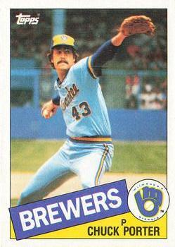 #32 Chuck Porter - Milwaukee Brewers - 1985 Topps Baseball