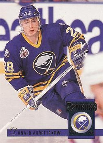 #32 Donald Audette - Buffalo Sabres - 1993-94 Donruss Hockey