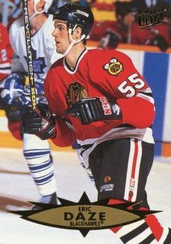 #32 Eric Daze - Chicago Blackhawks - 1995-96 Ultra Hockey