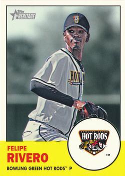 #32 Felipe Rivero - Bowling Green Hot Rods - 2012 Topps Heritage Minor League Baseball
