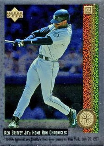 #32 Ken Griffey Jr. - Seattle Mariners - 1998 Upper Deck - Ken Griffey Jr.'s Home Run Chronicles Baseball