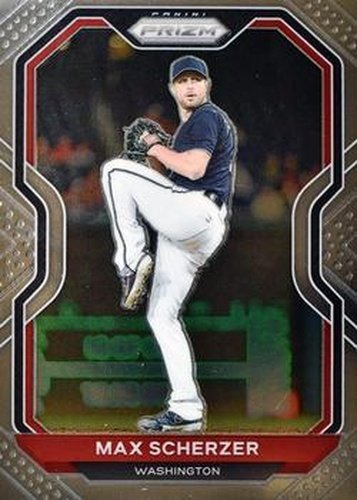 #32 Max Scherzer - Washington Nationals - 2021 Panini Prizm Baseball