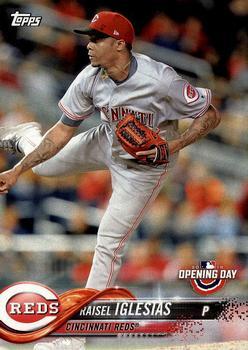 #32 Raisel Iglesias - Cincinnati Reds - 2018 Topps Opening Day Baseball