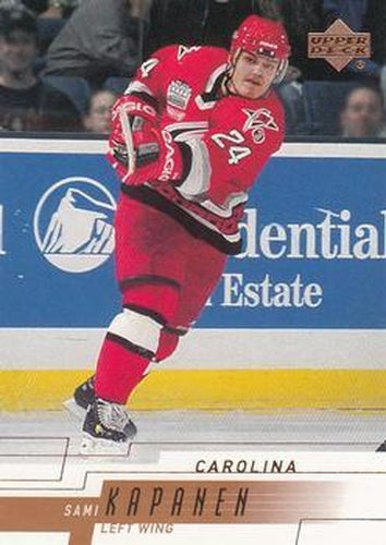 #32 Sami Kapanen - Carolina Hurricanes - 2000-01 Upper Deck Hockey
