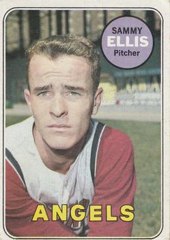 #32 Sammy Ellis - California Angels - 1969 Topps Baseball