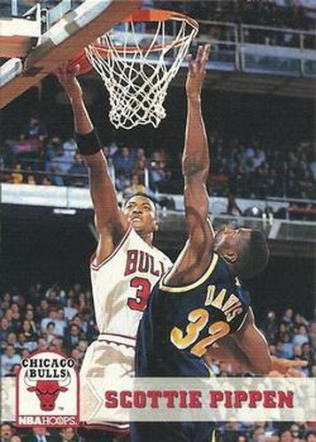 #32 Scottie Pippen - Chicago Bulls - 1993-94 Hoops Basketball