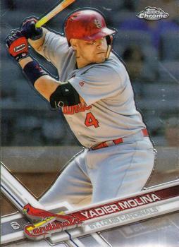 #32 Yadier Molina - St. Louis Cardinals - 2017 Topps Chrome Baseball