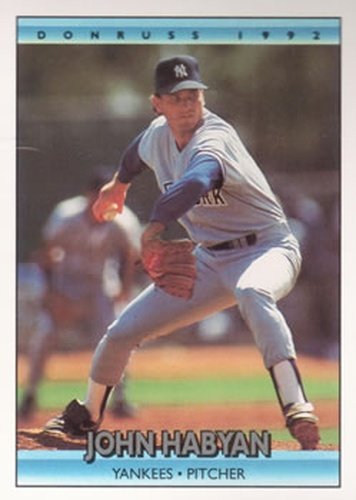 #32 John Habyan - New York Yankees - 1992 Donruss Baseball