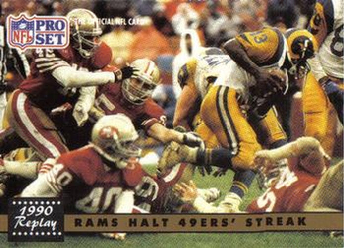 #332 Cleveland Gary - Los Angeles Rams - 1991 Pro Set Football