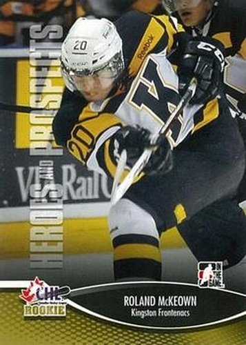 #32 Roland McKeown - Kingston Frontenacs - 2012-13 In The Game Heroes and Prospects Hockey