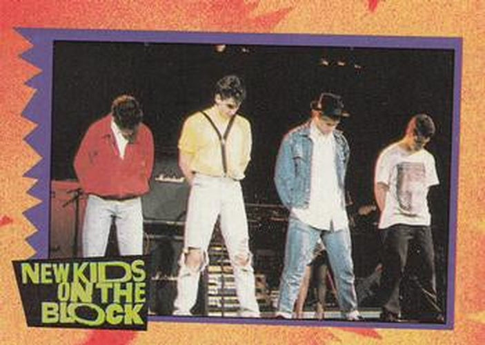 #32a Finding the Fab Five - 1989 Topps New Kids on the Block