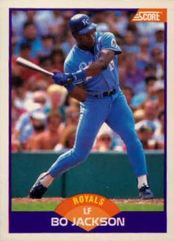 #330 Bo Jackson - Kansas City Royals - 1989 Score Baseball
