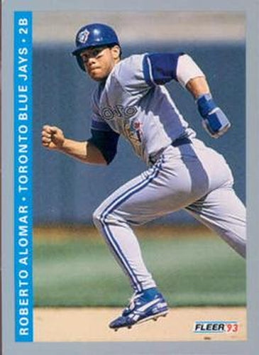 #330 Roberto Alomar - Toronto Blue Jays - 1993 Fleer Baseball