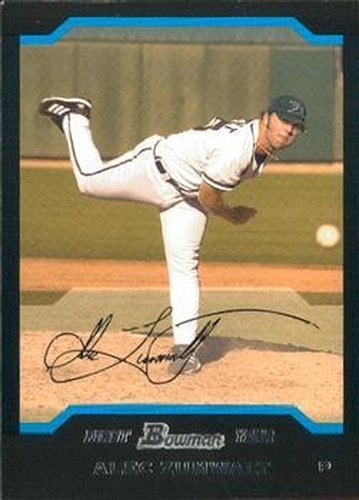 #330 Alec Zumwalt - Tampa Bay Devil Rays - 2004 Bowman Baseball