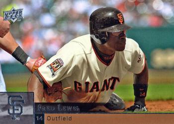 #330 Fred Lewis - San Francisco Giants - 2009 Upper Deck Baseball