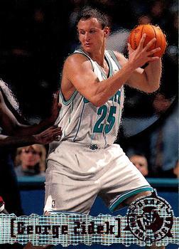 #330 George Zidek - Charlotte Hornets - 1995-96 Stadium Club Basketball