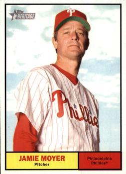#330 Jamie Moyer - Philadelphia Phillies - 2010 Topps Heritage Baseball